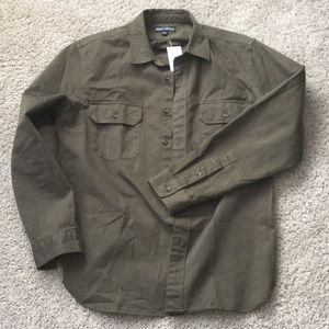 Men’s J. Crew Mercantile Slim Shirt Jacket Olive